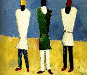 Kazimir Malevich peasants oil